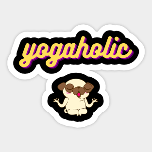 Yoga fitness wear Sticker